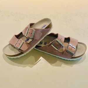Rare pink leather Birkenstocks